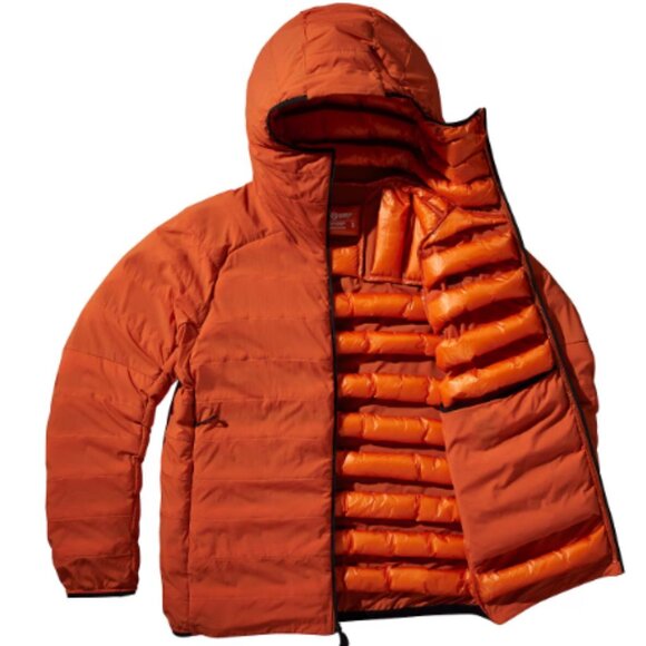 North Face Summit L3 50/50 Down Hoodie - Burnt Ochre (Men’s Medium) - Picture 3 of 12